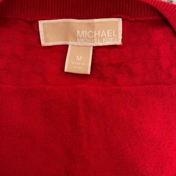 Brand: Michael Kors Color: Red Size: Medium - Picture 4 of 5